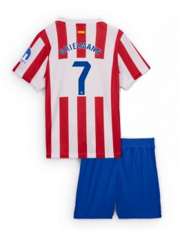 Atletico Madrid Antoine Griezmann #7 Replika Hemmakläder Barn 2025-26 Kortärmad (+ byxor)